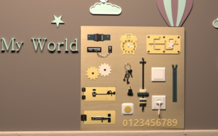 Бизиборд «Умелый малыш» - fgospostavki.ru - Тихорецк