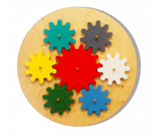 Бизиборд «Цветные шестеренки» - fgospostavki.ru - Тихорецк