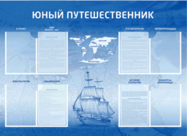 Стенд-уголок "Юный путешественник" - fgospostavki.ru - Тихорецк