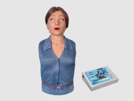Тренажер-манекен взрослой пострадавшей женщины "Ирина" (голова, торс) для отработки приемов сердечно-легочной реанимации - fgospostavki.ru - Тихорецк