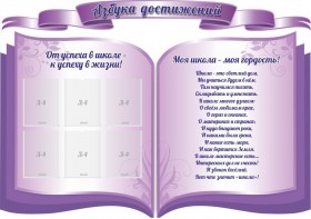 Стенд "Азбука достижений" (резной стенд из 3-х частей) - fgospostavki.ru - Тихорецк