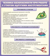 Стенд "Техника безопасности при работе с утюгом" - fgospostavki.ru - Тихорецк