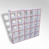 Шкаф открытый многосекционный ТР25 ЛДСП - fgospostavki.ru - Тихорецк