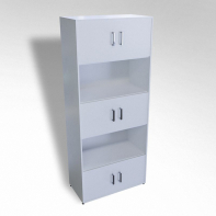 Шкаф широкий полуоткрытый ТР4 ЛДСП  - fgospostavki.ru - Тихорецк