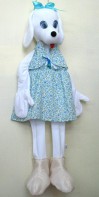 Ростовая кукла "Собачка белая" - fgospostavki.ru - Тихорецк
