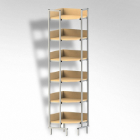 Стеллаж на металлокаркасе угловой - fgospostavki.ru - Тихорецк