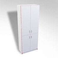 Стеллаж закрытый А-310 ТР ЛДСП  - fgospostavki.ru - Тихорецк