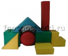 Мягкий модуль-конструктор "Стройка" (8 элементов) - fgospostavki.ru - Тихорецк