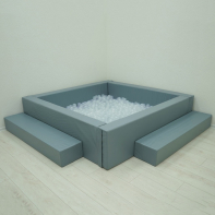 Сухой бассейн с шариками и RGB-подсветкой 140х140 см - fgospostavki.ru - Тихорецк