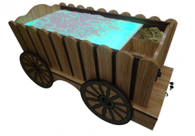 Стилизованный световой стол "Телега" - fgospostavki.ru - Тихорецк