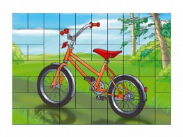 Магнитный пазл "Велосипед" - fgospostavki.ru - Тихорецк