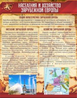 Стенд "Населения и хозяйство Зарубежной Европы" - fgospostavki.ru - Тихорецк