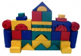 Мягкий модуль-конструктор "Замок" (33 элемента) - fgospostavki.ru - Тихорецк