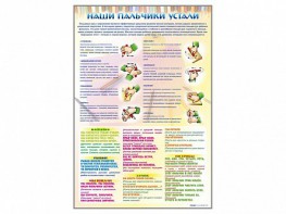Стенд "Наши пальчики устали" (зарядка) - fgospostavki.ru - Тихорецк
