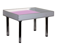 Световой столик для рисования песком напольный 80х60 сантиметров мультиколор с кармашком для песка - fgospostavki.ru - Тихорецк