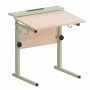 Стол ученический с наклоном столешницы (0-15°) на прямоугольной трубе - fgospostavki.ru - Тихорецк