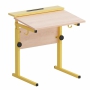 Стол ученический с наклоном столешницы (0-15°) на прямоугольной трубе - fgospostavki.ru - Тихорецк