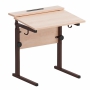 Стол ученический с наклоном столешницы (0-15°) на прямоугольной трубе - fgospostavki.ru - Тихорецк