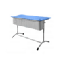 Школьный двухместный стол с перфорированным экраном - fgospostavki.ru - Тихорецк