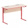 Стол ученический двухместный с наклоном столешницы (0-24°) на прямоугольной трубе - fgospostavki.ru - Тихорецк
